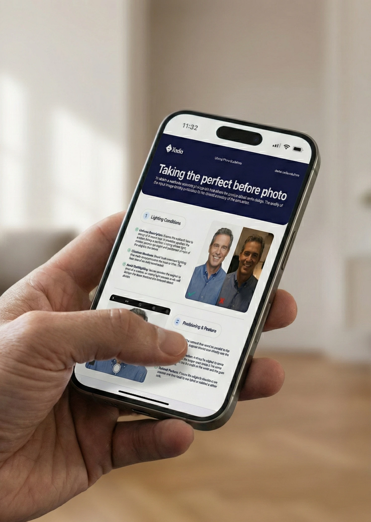 Xadia Photography Guide on Phone